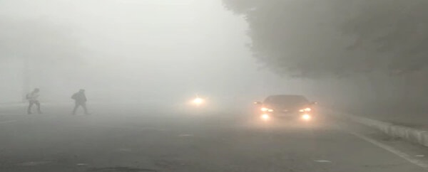 Dense fog enveloped Delhi; Air quality drops to 'severe' category